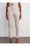 71529 Slim Fit Yüksek Bel Pantolon-Taş