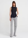 Dilvin 50281 Kadın Peplum Ekru Bluz