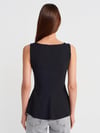 Dilvin 50281 Kadın Peplum Ekru Bluz