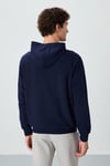 Galvin İndigo Kapüşonlu Erkek Sweatshirt - 88304