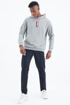 Harvey Gri Melanj Kapüşonlu Sweatshirt - 88309