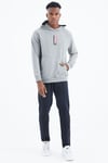 Harvey Gri Melanj Kapüşonlu Sweatshirt - 88309