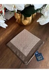 Kadın Monogram Eşarp Sütlü Kahve