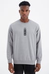 Leroy Gri Melanj O Yaka Erkek Sweatshirt - 88306