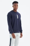 Leroy Gri Melanj O Yaka Erkek Sweatshirt - 88306