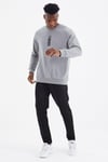 Leroy Gri Melanj O Yaka Erkek Sweatshirt - 88306