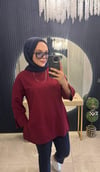 Basic Sweatshirt Bordo