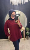 Basic Sweatshirt Bordo
