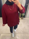 Basic Sweatshirt Bordo