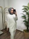 Beyaz Merserize Tunik