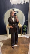 Ceketli Takım Kahverengi