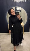 Dantel Elbise Siyah