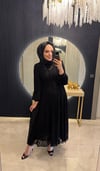 Dantel Elbise Siyah
