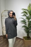 Gri Merserize Tunik
