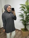 Gri Merserize Tunik