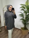 Gri Merserize Tunik