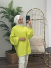 İşlemeli Sweatshirt Yeşil