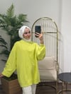 İşlemeli Sweatshirt Yeşil