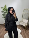 İthal İşlemeli Takım Siyah MY312