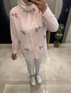 Keten Çizgili Gömlek Pembe