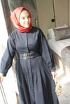 Kot Elbise Double Kemer