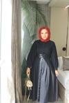 Kot Elbise Double Kemer