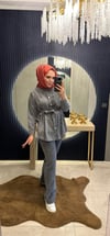 Mila Denim Takım Füme