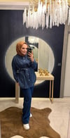 Mila Denim Takım Lacivert 
