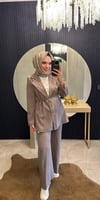 Mira Ceketli Takım Taş Rengi