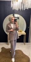 Mira Ceketli Takım Taş Rengi