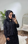 Müsemma Dantel Takım Siyah