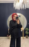 Organze Ceket Siyah