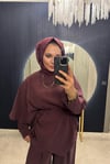 Pelerin Takım Bordo
