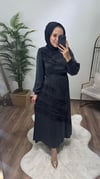 Premium İpek Elbise Siyah