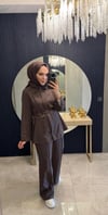 Rina Takım Kahverengi 