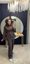 Rina Takım Kahverengi 