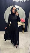 Simli Elbise Siyah
