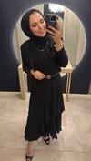 Siyah Etekli Takım Fırfırlı