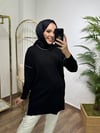 Siyah Merserize Tunik