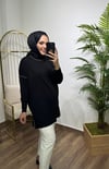 Siyah Merserize Tunik