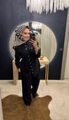 Spor Ceketli Takım Siyah