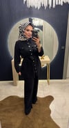 Spor Ceketli Takım Siyah