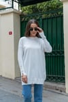 Triko Tunik Beyaz