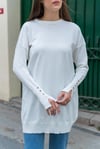 Triko Tunik Beyaz