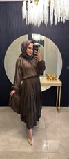 Vera Etekli Takım Kahverengi
