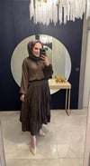 Vera Etekli Takım Kahverengi