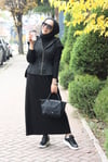 Yelekli Elbise Siyah