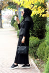 Yelekli Elbise Siyah