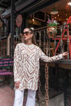 Zebra Desen Sweatshirt