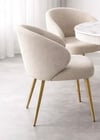 Stone Mdf Mermer Desenli Masa Sandalye